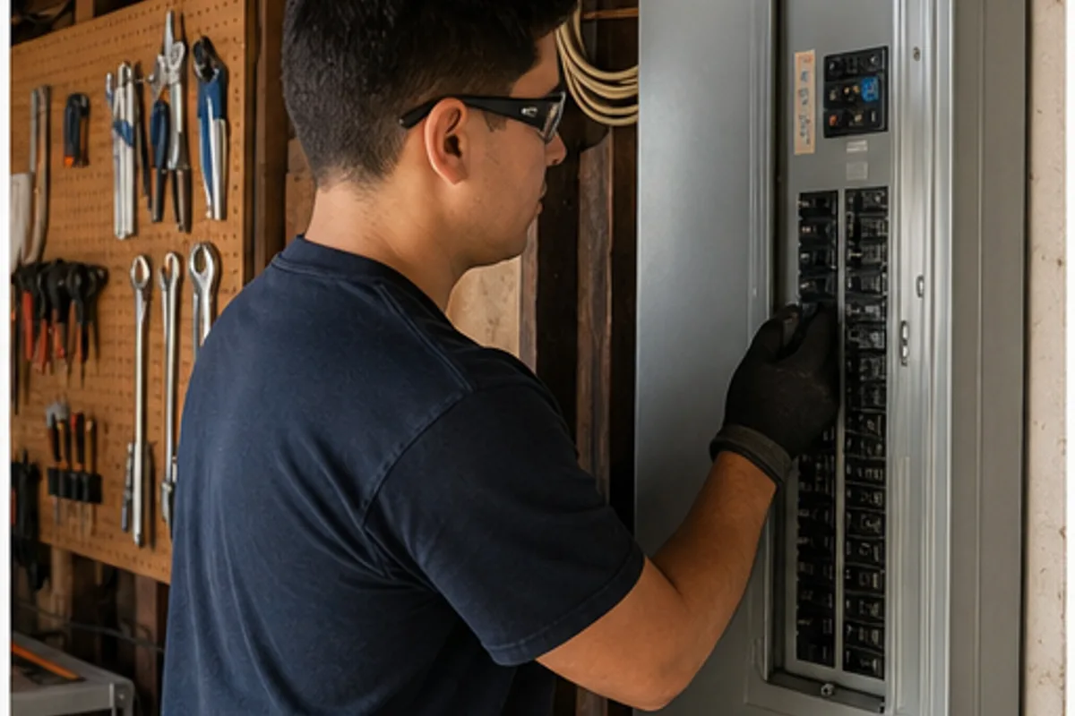 Electrical work for an older Los Angeles basin home